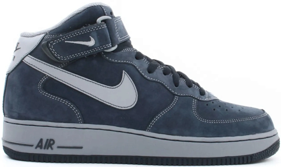 Фото № 1 с приближением к товару «‎Nike Air Force 1 Mid Dark Obsidian Stealth»
