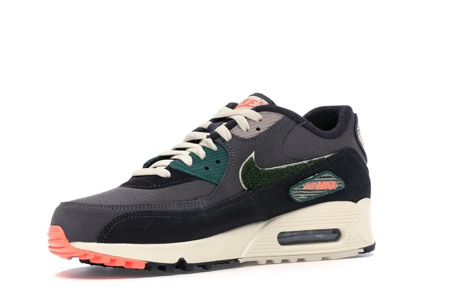 Фото № 2 с приближением к товару «‎Nike Air Max 90 Oil Grey Rainforest»