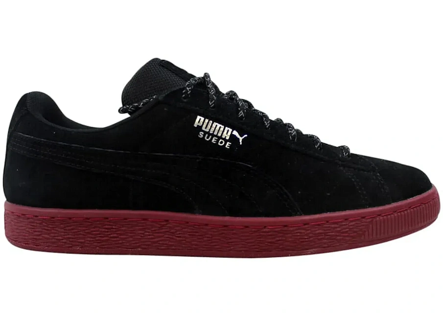 Фото № 1 с приближением к товару «‎Puma Suede Classic Weatherproof Puma Black Tibetan Red»