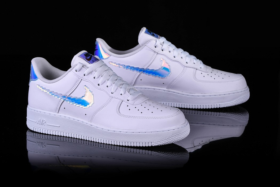 Фото № 2 с приближением к товару «‎Nike Air Force 1 Low "Iridescent Pixel" White»