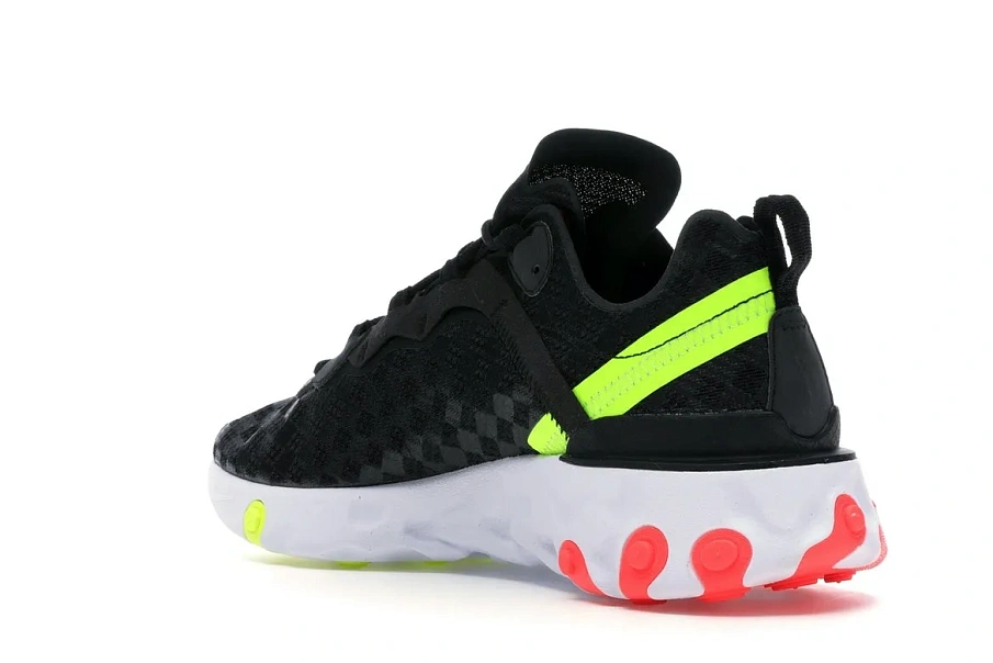 Nike React Element 55 Black Crimson Volt CJ0782 001