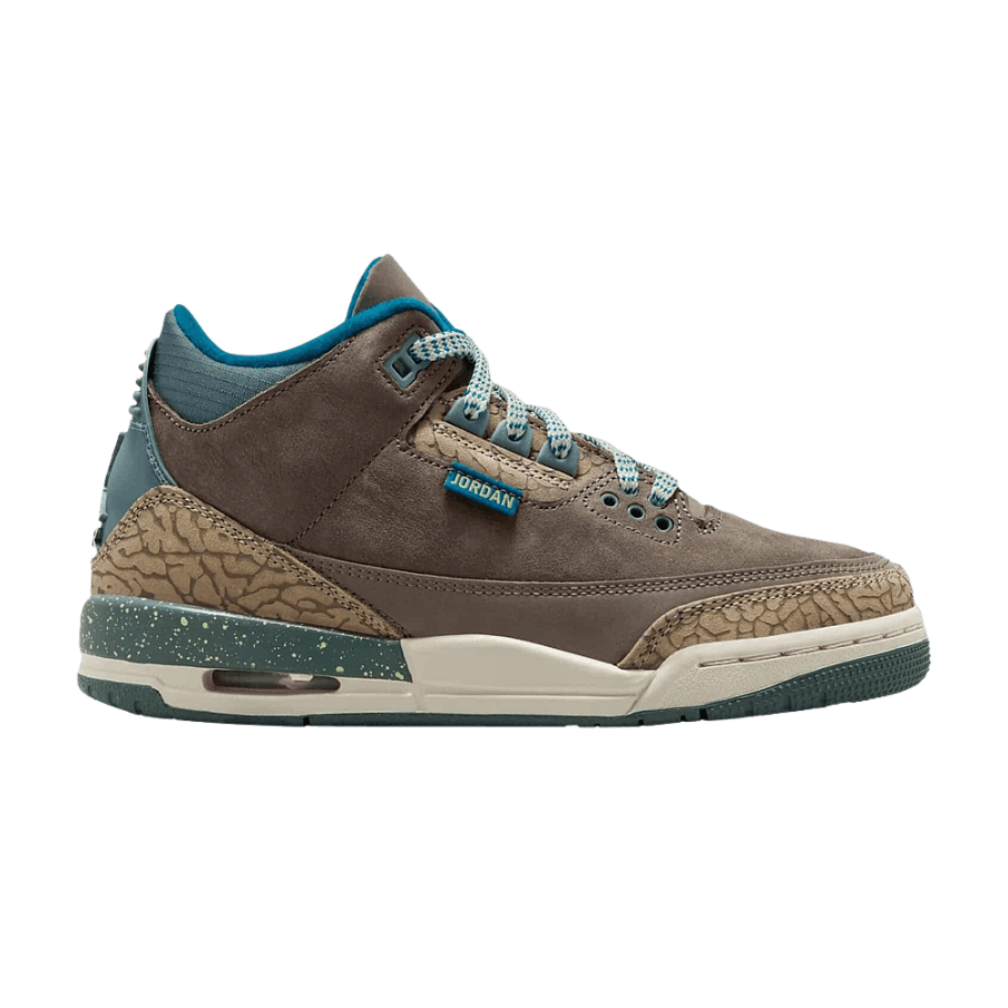 Фото № 1 с приближением к товару «‎Air Jordan 3 GS Olive Grey»