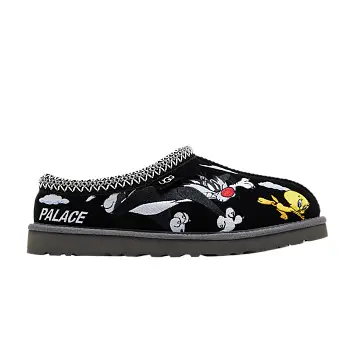 Palace x Looney Tunes x UGG Tasman Slipper Black - 1