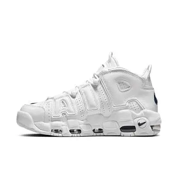 Nike Air More Uptempo Vintage Basketball shoes WhiteMidnight Navy - 2