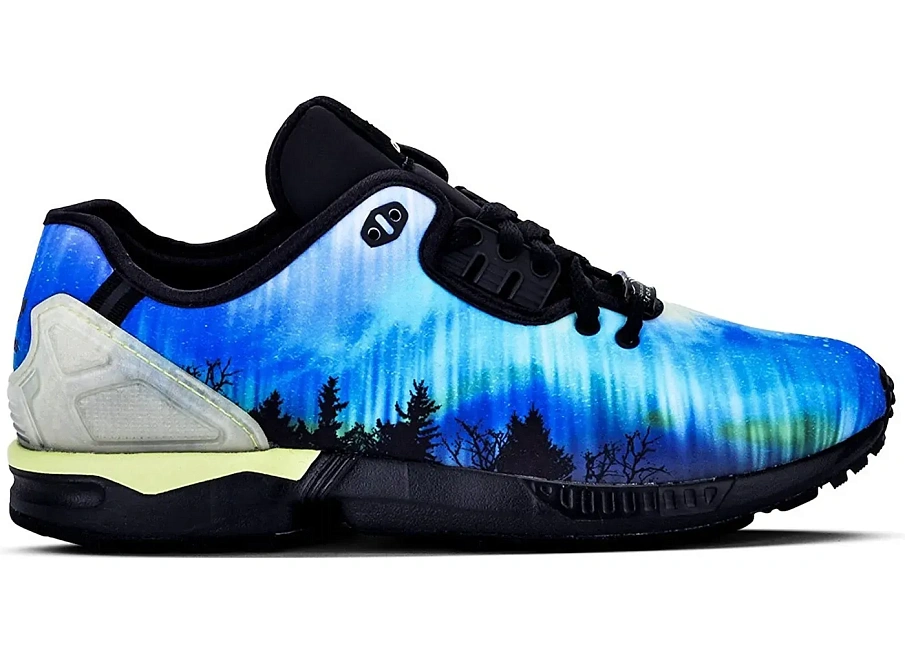 Фото № 1 с приближением к товару «‎adidas ZX Flux Decon Northern Lights»