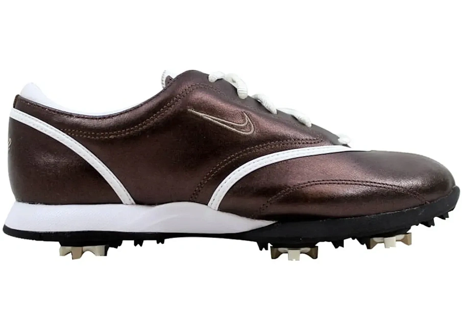 Фото № 1 с приближением к товару «‎Nike Air Zoom Gem Metallic Brown Leather »