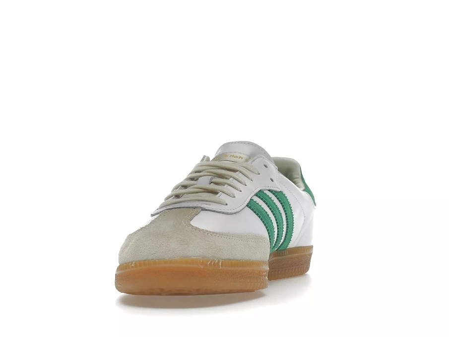 Фото № 2 с приближением к товару «‎adidas Samba OG Sporty & Rich White Green»