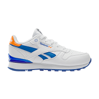 Фото № 1 с приближением к товару «‎Blippi x Reebok Classic Leather Step n Flash Little Kid White Blue Orange»
