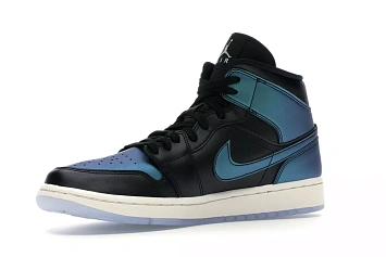 Jordan 1 Mid Iridescent Black  - 6