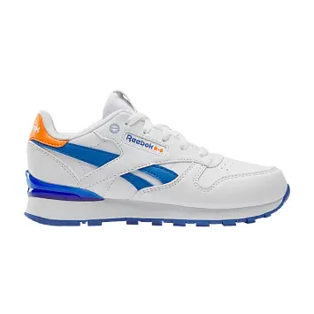 Blippi x Reebok Classic Leather Step n Flash Little Kid White Blue Orange - 1