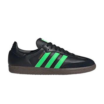 adidas Samba OG Black Screaming Green Gum