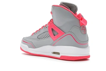 Jordan Spizike Wolf Grey Racer Pink  - 6