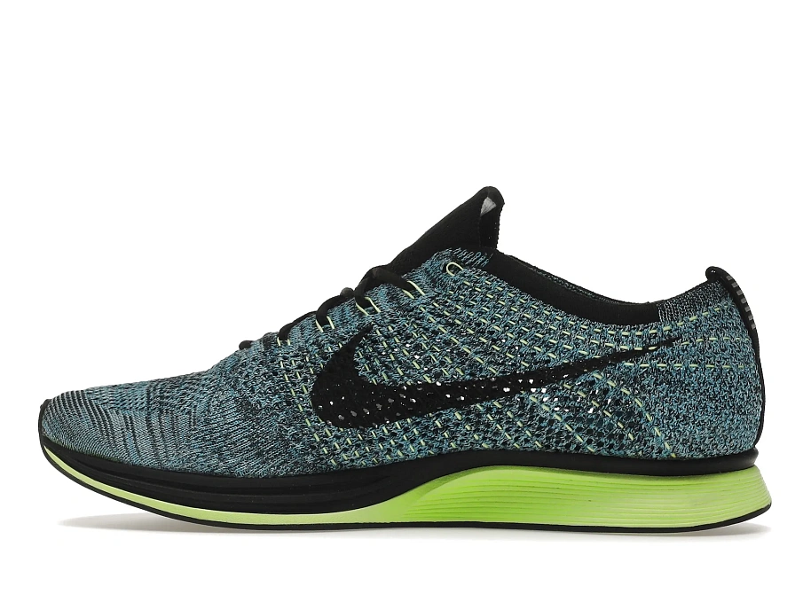 Фото № 5 с приближением к товару «‎Nike Flyknit Racer Blue Gecko»
