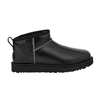 Фото № 1 с приближением к товару «‎UGG Women's Classic Ultra Mini Leather Regen Boot Black»