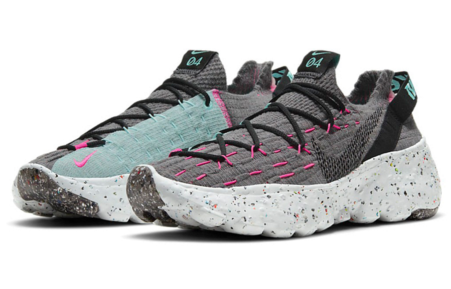 Фото № 3 с приближением к товару «‎Nike Space Hippie 04 GreyGreenPink»