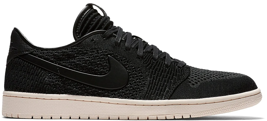 Фото № 1 с приближением к товару «‎Jordan 1 Retro Low Flyknit Black Guava Ice»