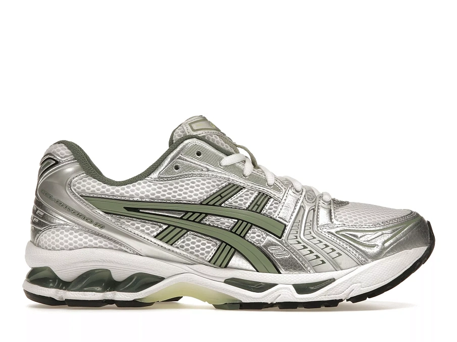 Фото № 1 с приближением к товару «‎ASICS Gel-Kayano 14 White Pure Silver Slate Grey Sage»