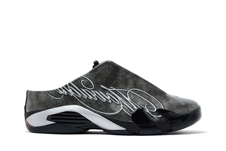 Фото № 2 с приближением к товару «‎Mowalola x Air Jordan 14 Retro Mule Burnt Red»