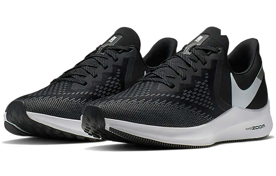 Фото № 3 с приближением к товару «‎Nike Zoom Winflo 6 Black White Dark Grey»
