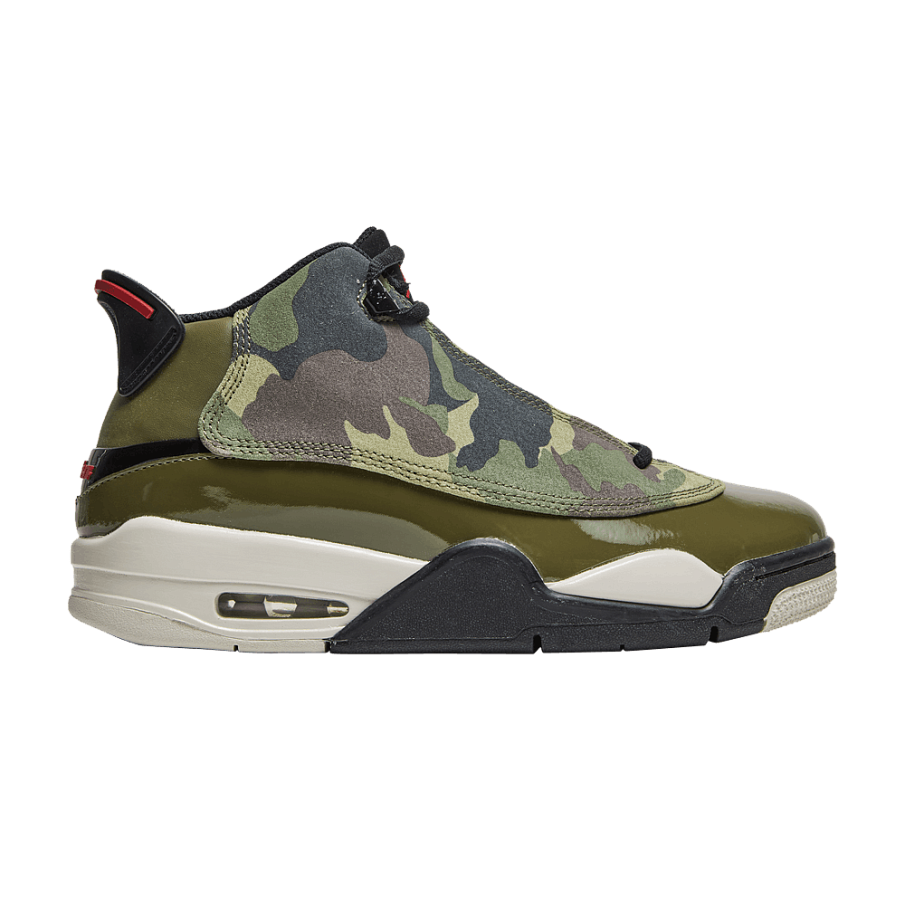 Фото № 1 с приближением к товару «‎Air Jordan Dub Zero GS Olive Camo»