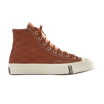 Kith x Converse Chuck 70 High Gingerbread Monogram - 1