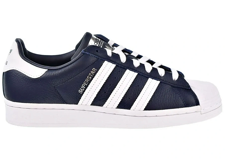 Фото № 1 с приближением к товару «‎adidas Superstar Collegiate Navy White Silver»