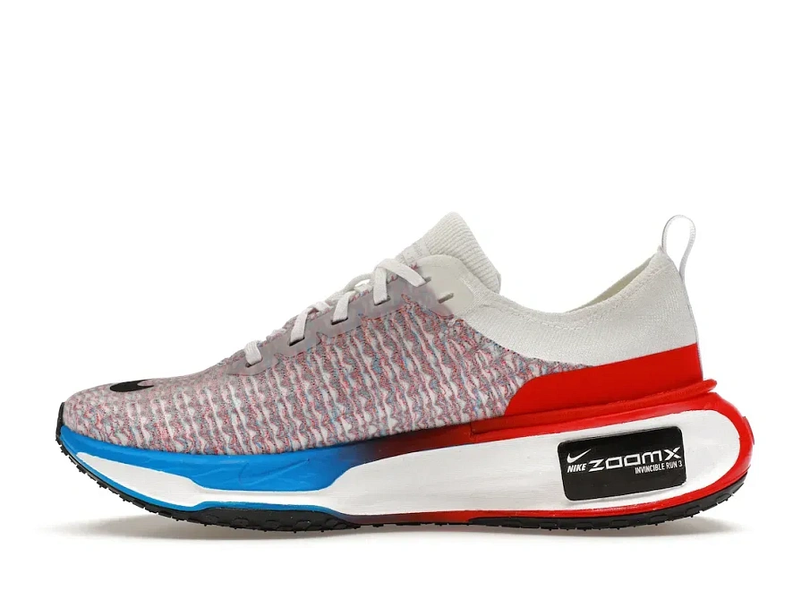 Фото № 3 с приближением к товару «‎Nike ZoomX Invincible Run 3 White University Red Photo Blue Black»