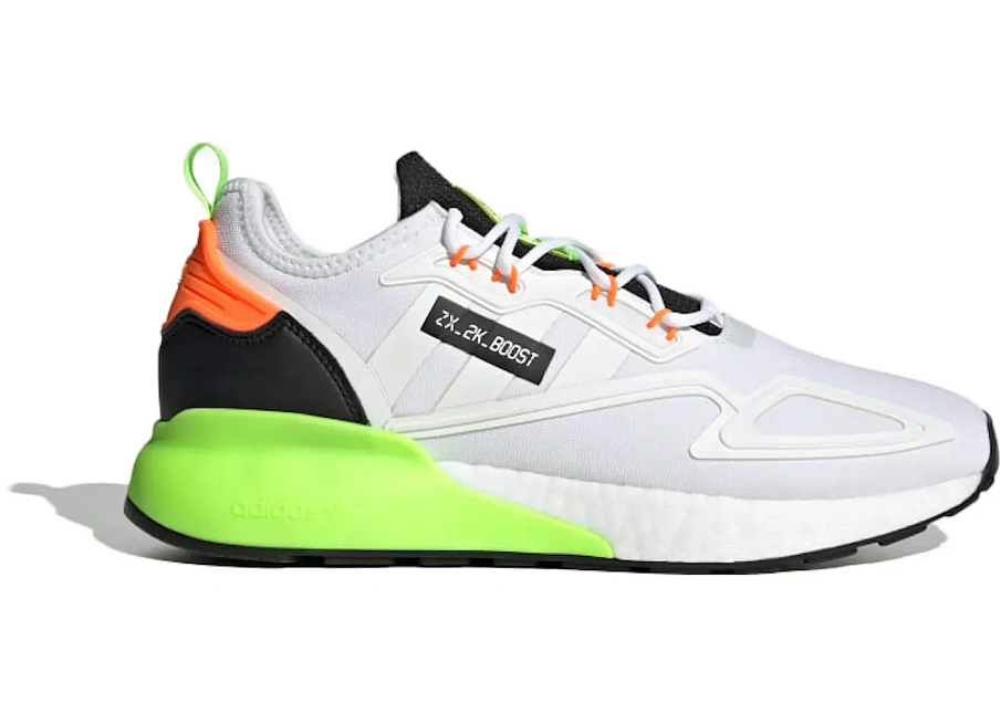 Фото № 1 с приближением к товару «‎adidas ZX 2K Boost Cloud White Green»