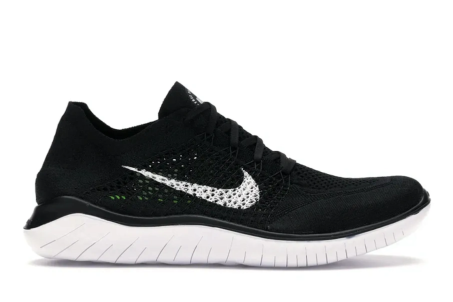Фото № 1 с приближением к товару «‎Nike Free RN Flyknit 2018 Black White»
