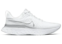 Фото № 1 с приближением к товару «‎Nike React Infinity Run Flyknit 2 White Metallic Silver »