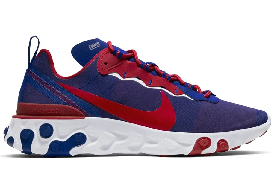 Фото № 1 с приближением к товару «‎Nike React Element 55 New York Giants»