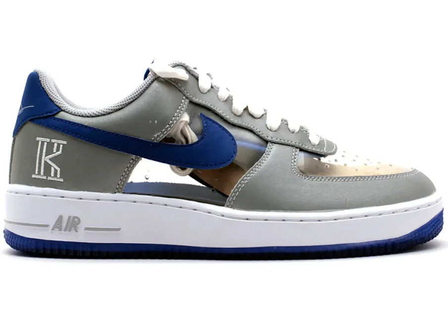 Фото № 1 с приближением к товару «‎Nike Air Force 1 Low Kyrie Irving Wolf Grey»