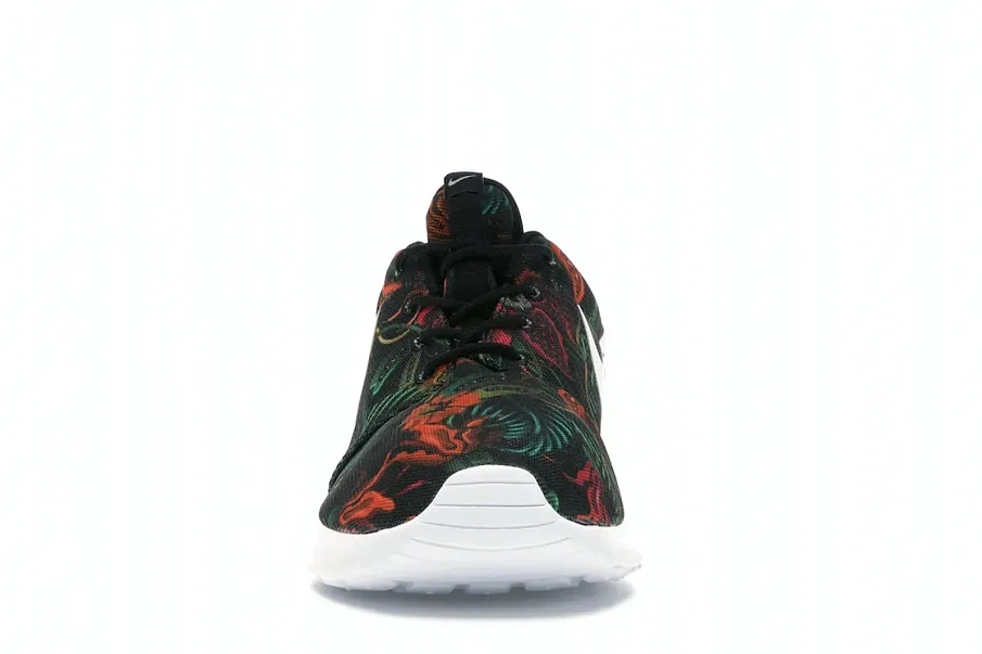 Фото № 2 с приближением к товару «‎Nike Roshe Run Floral Print Total Orange»
