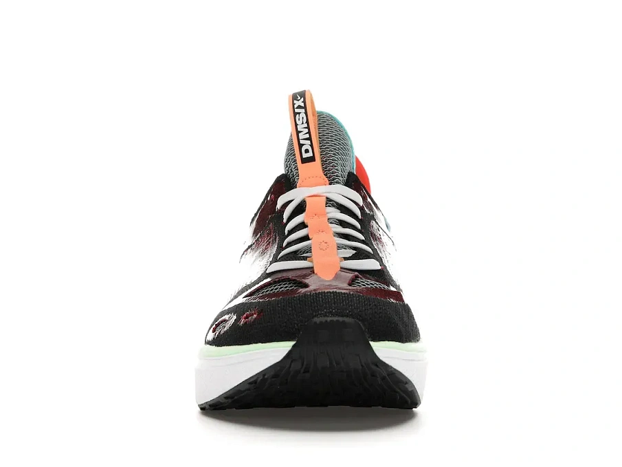 Фото № 2 с приближением к товару «‎Nike Dmnsix N110 Flyknit Black Blue Hero University Red»