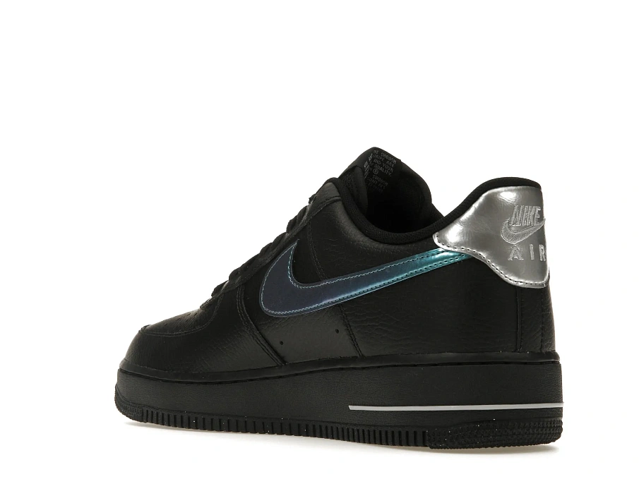 Фото № 5 с приближением к товару «‎Nike Air Force 1 07 Low Black Blue Lightning»