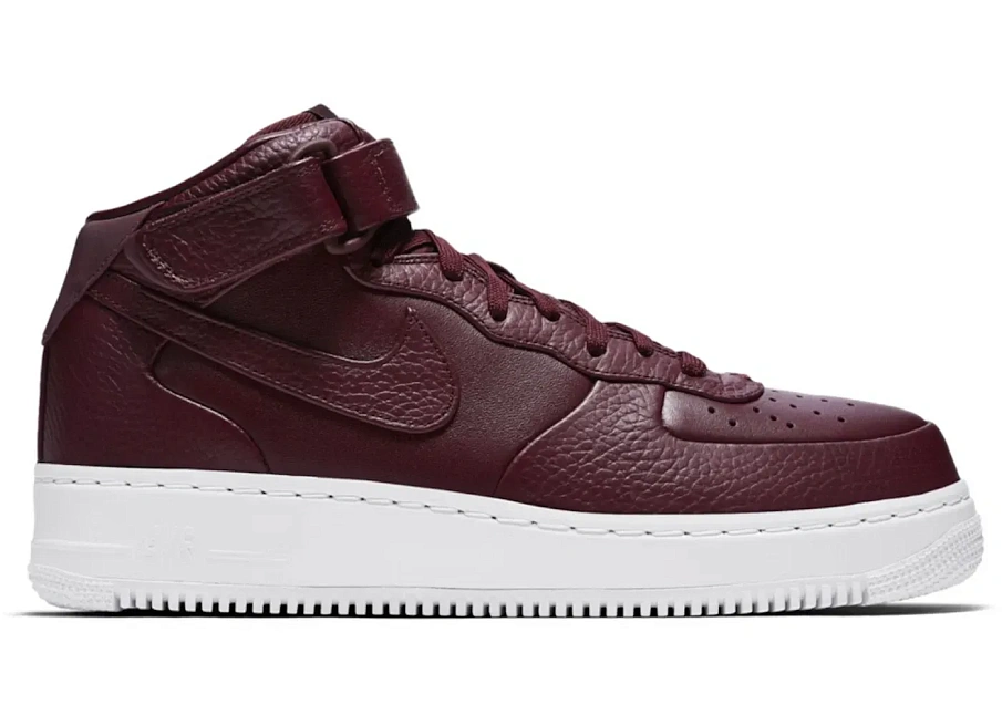 Фото № 1 с приближением к товару «‎Nike Air Force 1 Mid Night Maroon»