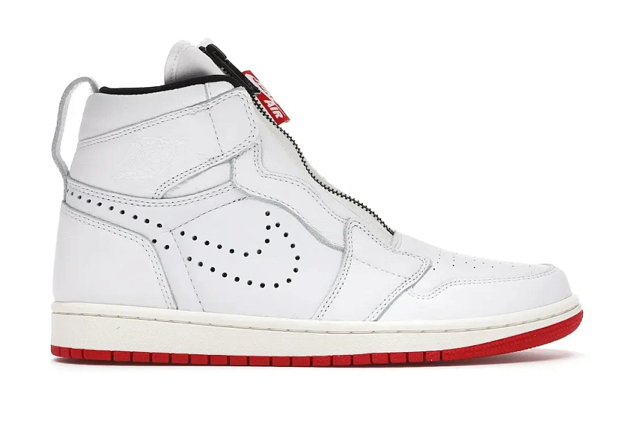 Фото № 1 с приближением к товару «‎Jordan 1 Retro High Zip White University Red»