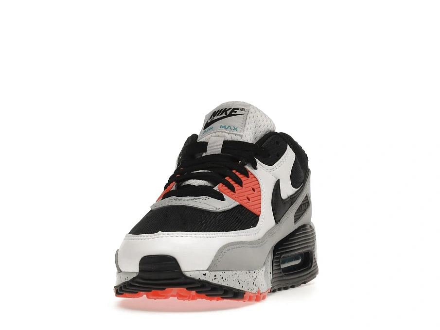 Фото № 4 с приближением к товару «‎Nike Air Max 90 White Orange Black»
