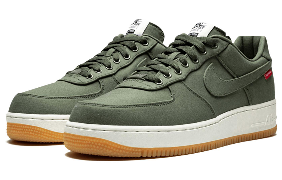 Фото № 2 с приближением к товару «‎Supreme x Nike Air Force 1 Low NYC Olive KhakiGreen»