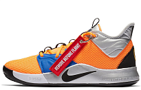Фото № 1 с приближением к товару «‎Nike PG 3 Nasa Basketball shoes greyorange»