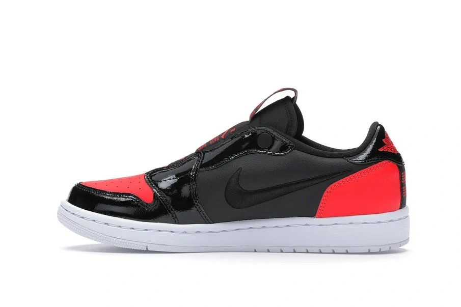 Фото № 5 с приближением к товару «‎Jordan 1 Low Slip Black Hot Punch »