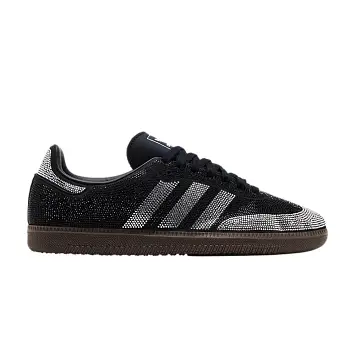 adidas Women's Samba OG Black Silver Rhinestones - 1
