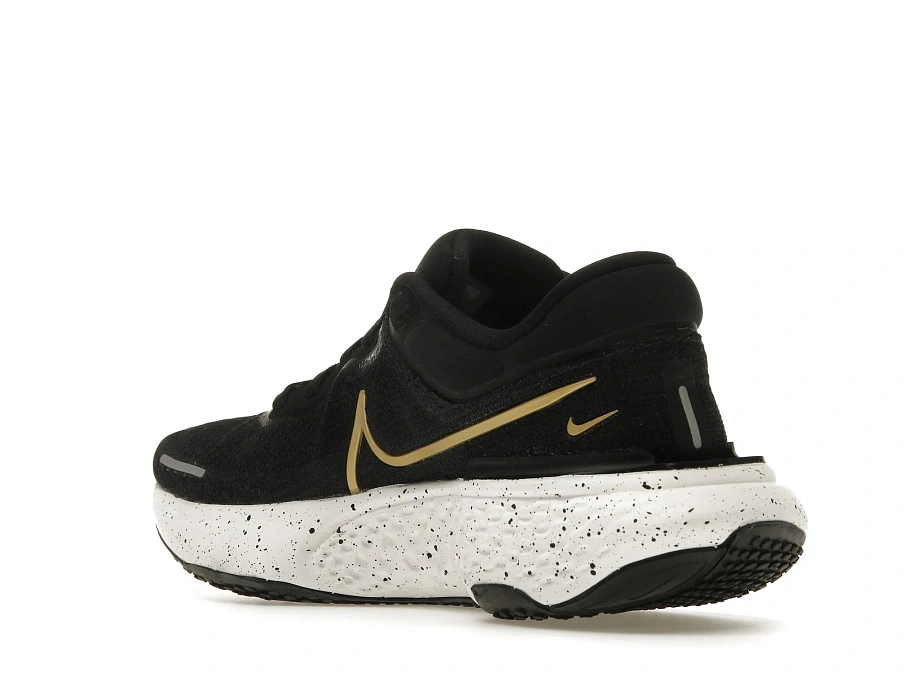 Фото № 5 с приближением к товару «‎Nike ZoomX Invincible Run Flyknit Black Metallic Gold »