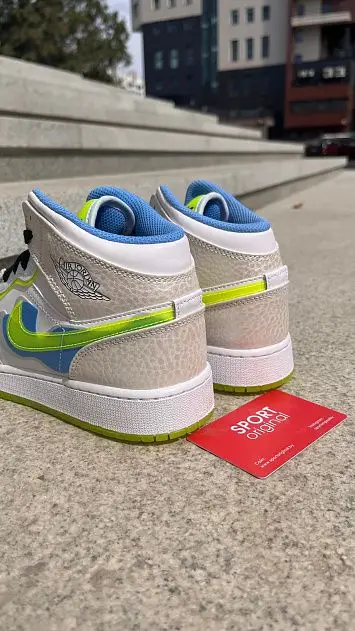 Air Jordan 1 Mid "Warped Swoosh" - 2