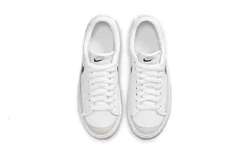 Nike Blazer Low '77 GS 'Sketch - White Black' (DM7819-100) - 4