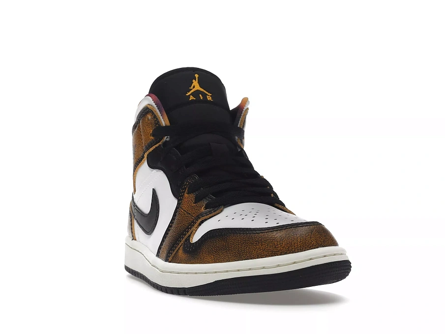 Фото № 2 с приближением к товару «‎Jordan 1 Mid SE Orange Wear Away»