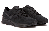 Фото № 3 с приближением к товару «‎Nike Flyknit Trainer Running Shoes Black»