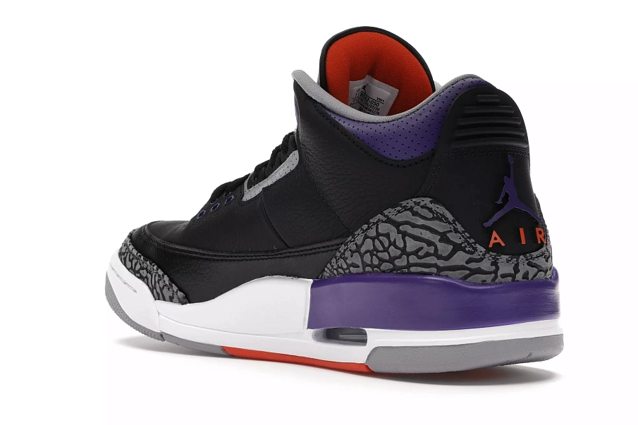 Фото № 5 с приближением к товару «‎Jordan 3 Retro Black Court Purple»