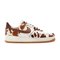 Фото № 1 с приближением к товару «‎Nike Women's Air Force 1 Low Cow Print Brown»