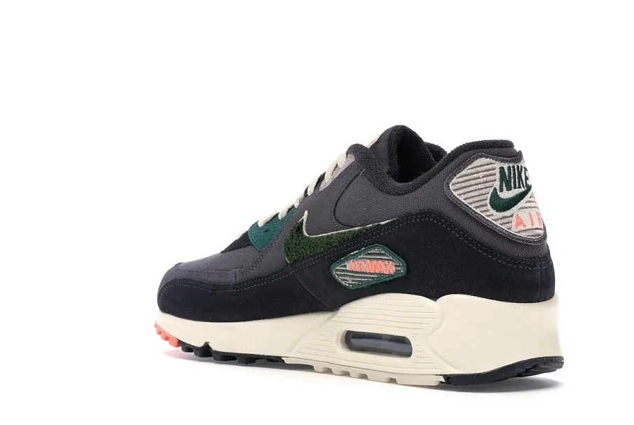 Фото № 5 с приближением к товару «‎Nike Air Max 90 Oil Grey Rainforest»